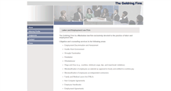 Desktop Screenshot of goldringfirm.com